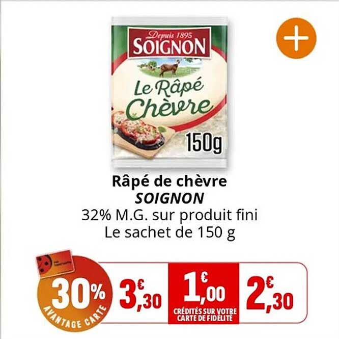 Râpé de chèvre SOIGNON