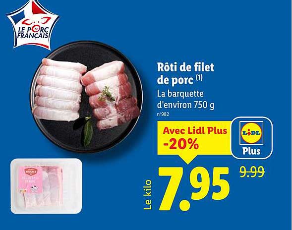 Rôti de filet de porc
