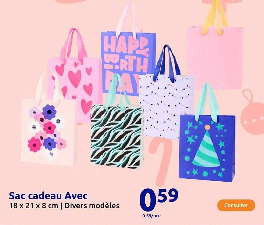 Sac cadeau Avec