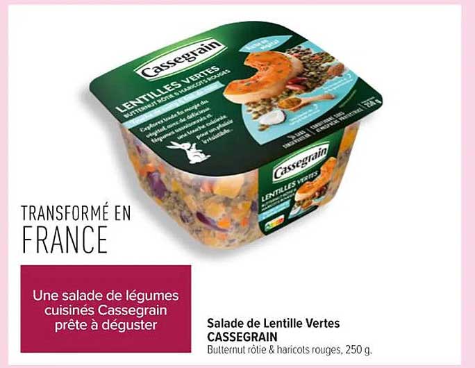 Salade de Lentille Vertes CASSEGRAIN