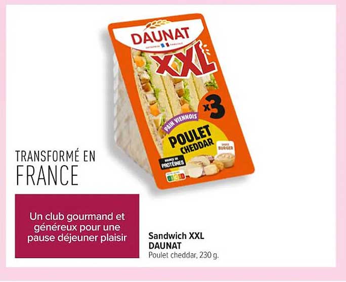 Sandwich XXL DAUNAT