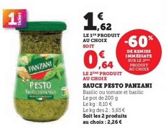 SAUCE PESTO PANZANI