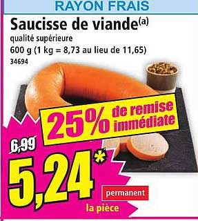 Saucisse de viande