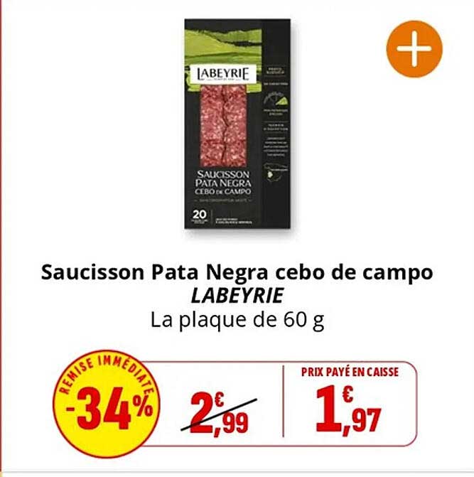 Saucisson Pata Negra cebo de campo LABEYRIE