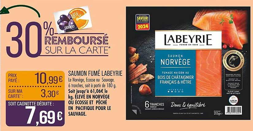 SAUMON FUMÉ LABEYRIE