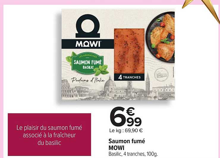 Saumon fumé MOWI