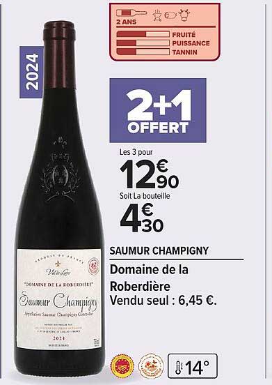 SAUMUR CHAMPIGNY - Domaine de la Robardière