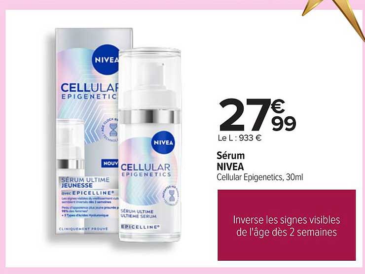 Sérum NIVEA Cellular Epigenetics, 30ml