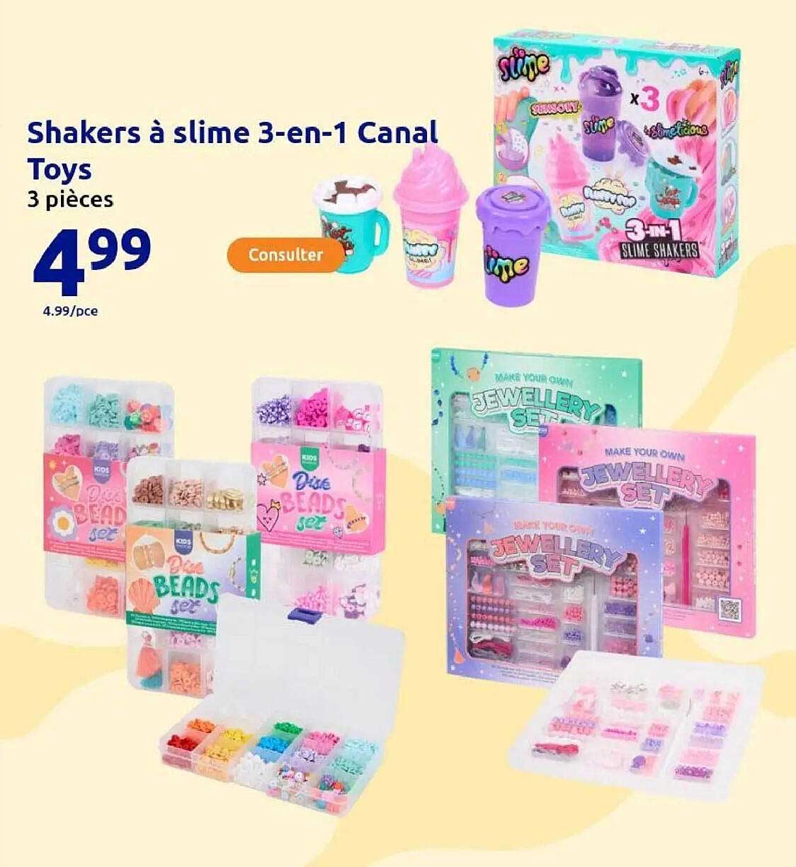 Shakers à slime 3-en-1 Canal Toys