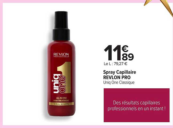 Spray Capillaire REVLON PRO Uniq One Classique