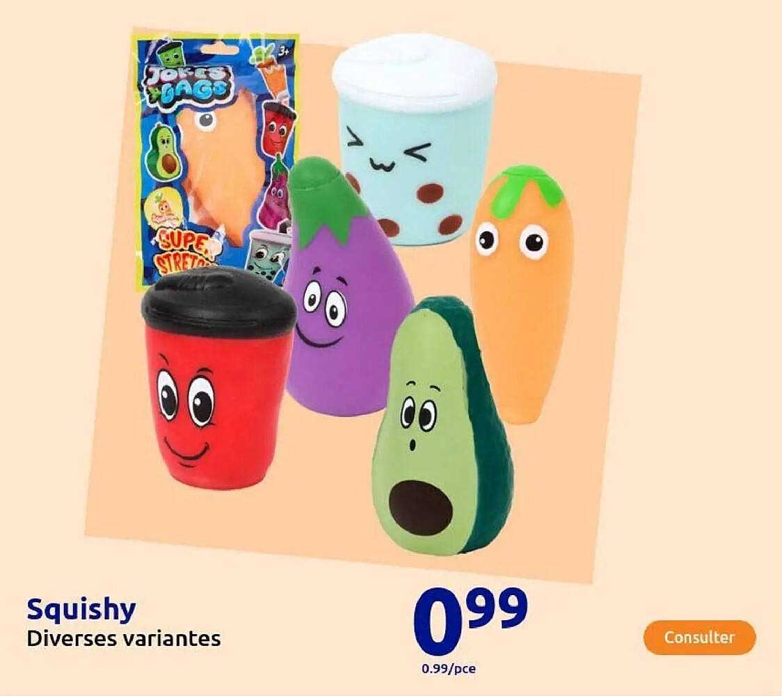 Squishy Diverses variantes