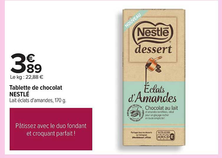 Tablet de chocolat NESTLÉ