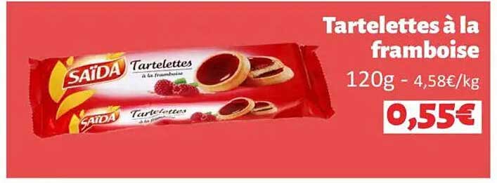 Tartelettes à la framboise