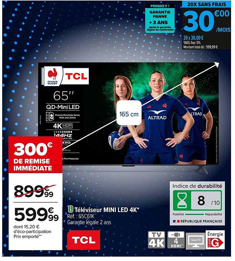 Téléviseur MINI LED 4K*