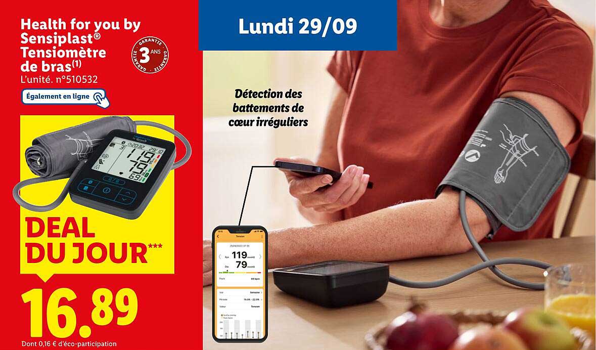 Tensiomètre de bras Sensiplast®