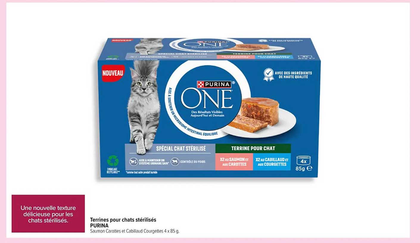 Terrines pour chats stérilisés PURINA