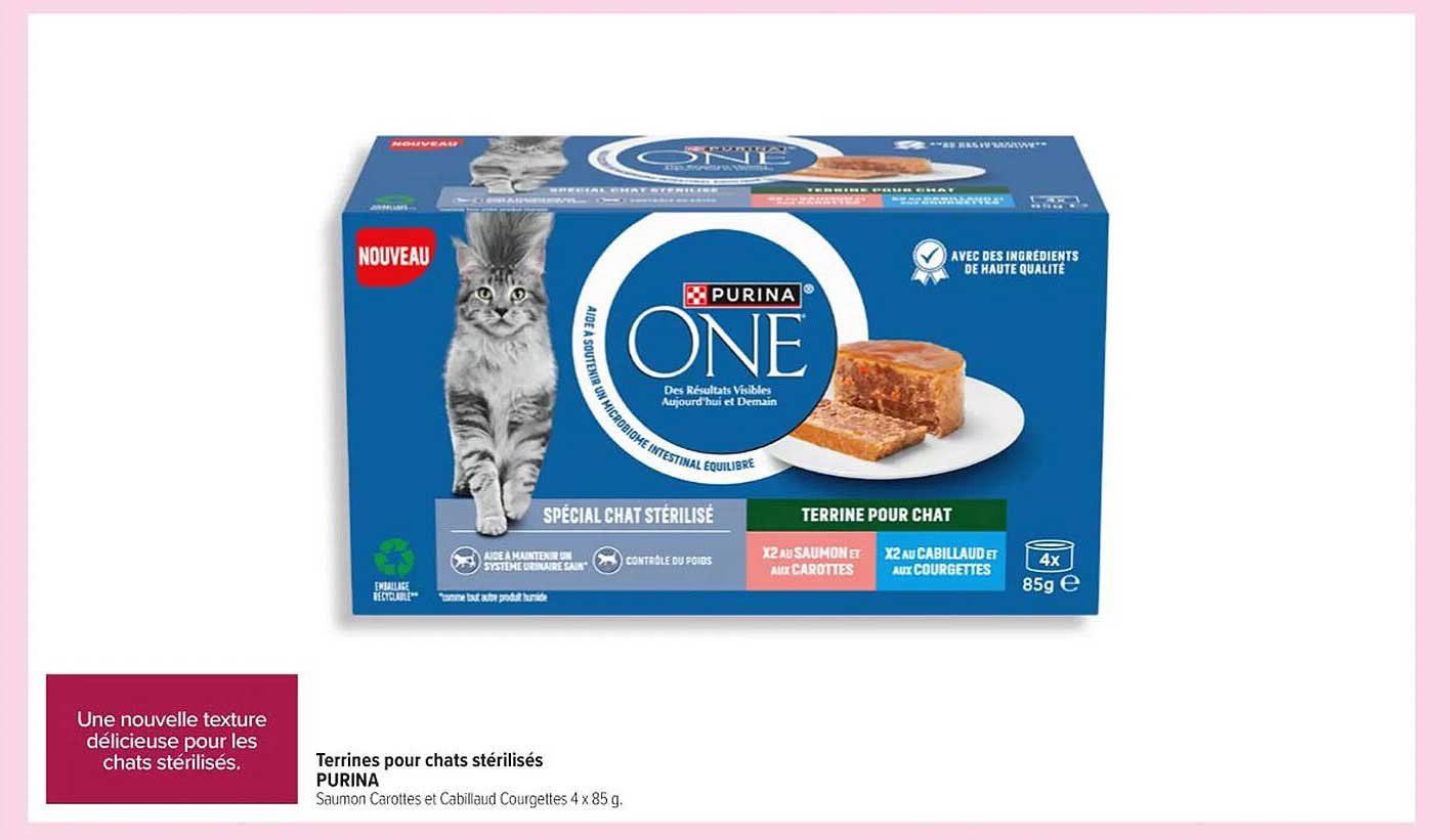 Terrines pour chats stérilisés PURINA