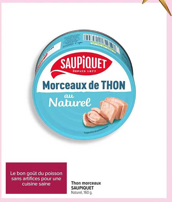 Thon morceaux SAUPIQUET