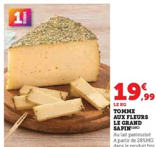 TOMME AUX FLEURS LE GRAND SAPIN