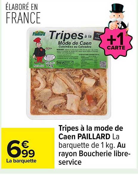 Tripes à la mode de Caen PAILLARD