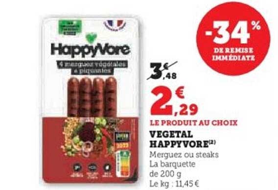 VEGETAL HAPPYVORE