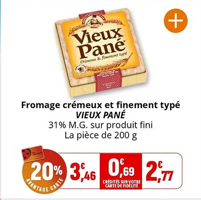 Vieux Pané - Fromage crémeux et finement typé