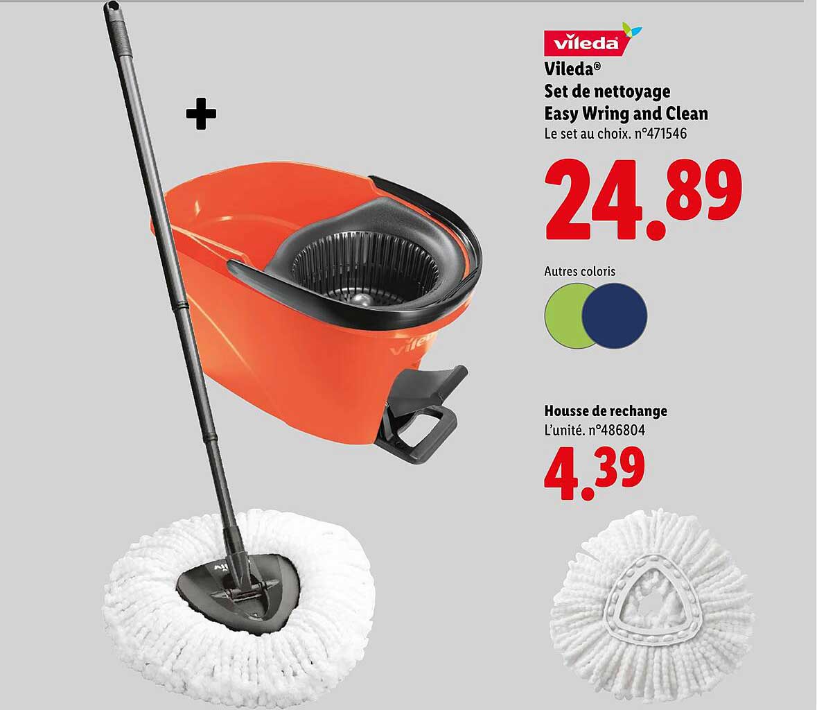 Vileda® Set de nettoyage Easy Wring and Clean
