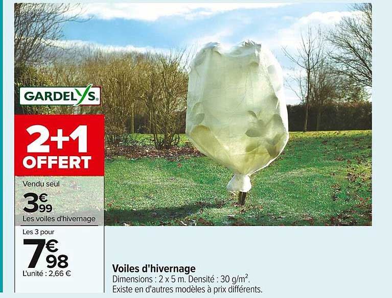 Voiles d'hivernage