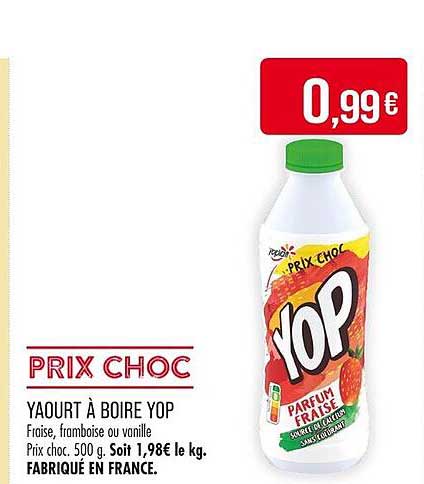YAOURT À BOIRE YOP