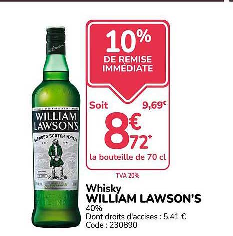 10% DE REMISE IMMÉDIATE