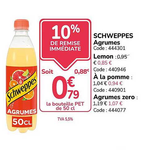 10% DE REMISE IMMÉDIATE