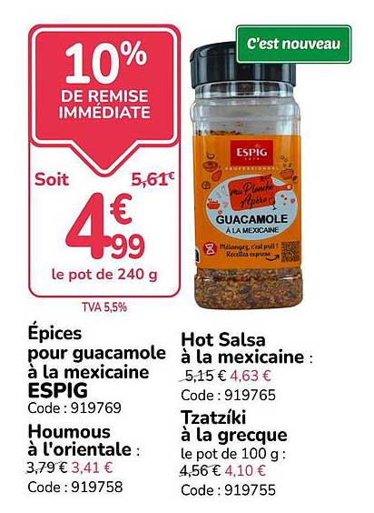 10% DE REMISE IMMÉDIATE