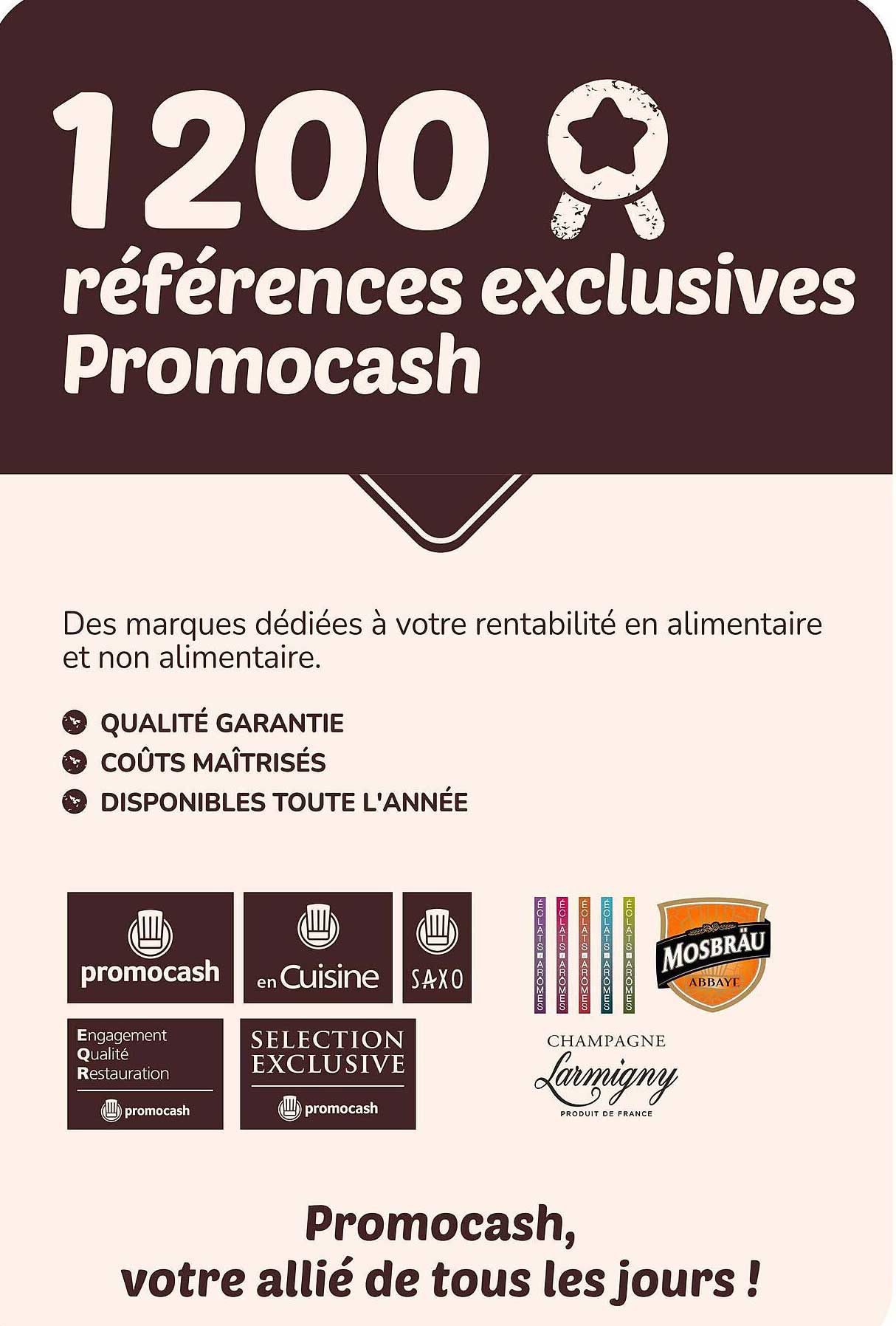 1200 références exclusives Promocash