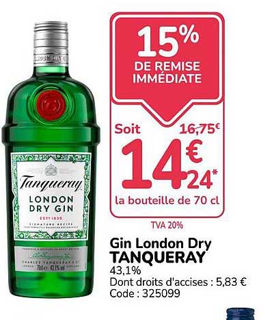 15% DE REMISE IMMÉDIATE