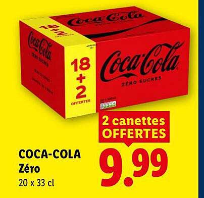 2 canettes OFFERTES