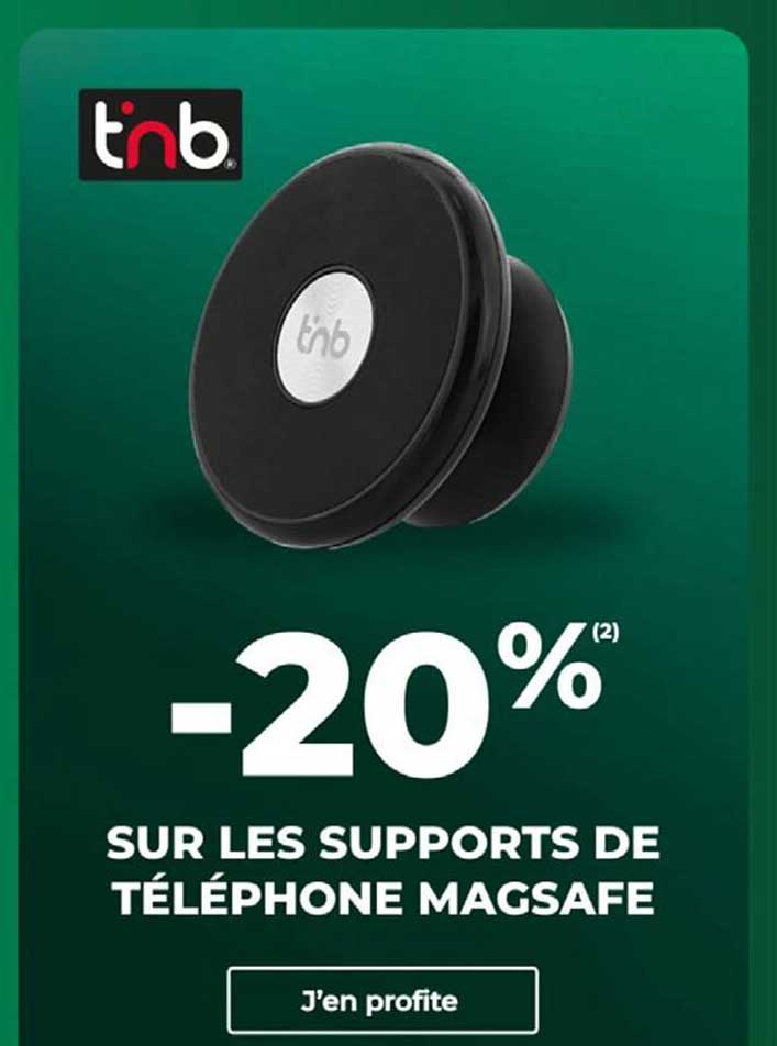 -20% SUR LES SUPPORTS DE TÉLÉPHONE MAGSAFE