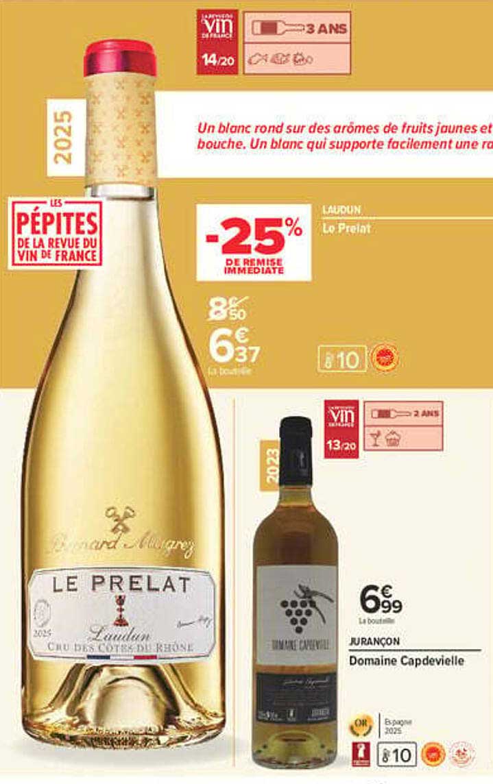 -25% DE REMISE IMMÉDIATE