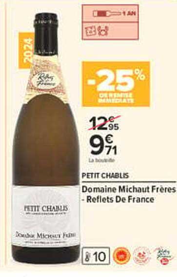 -25% DE REMISE IMMÉDIATE