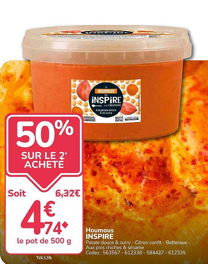 50% SUR LE 2e ACHETÉ