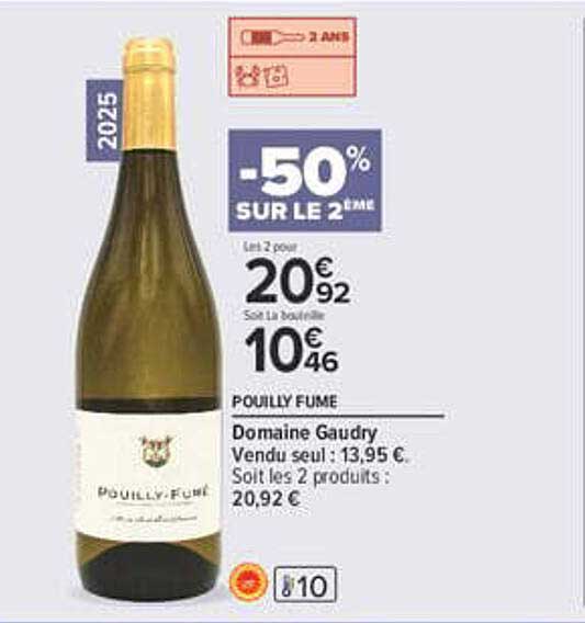 -50% SUR LE 2ÈME