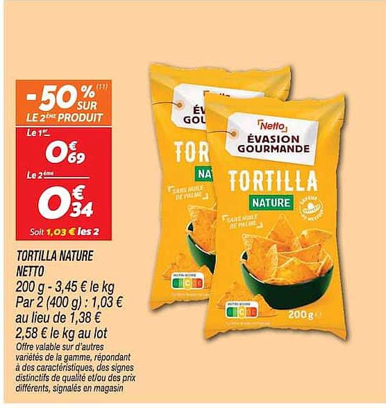 -50 % SUR LE 2ÈME PRODUIT