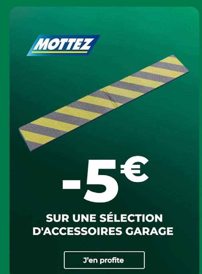 -5€ SUR UNE SÉLECTION D'ACCESSOIRES GARAGE