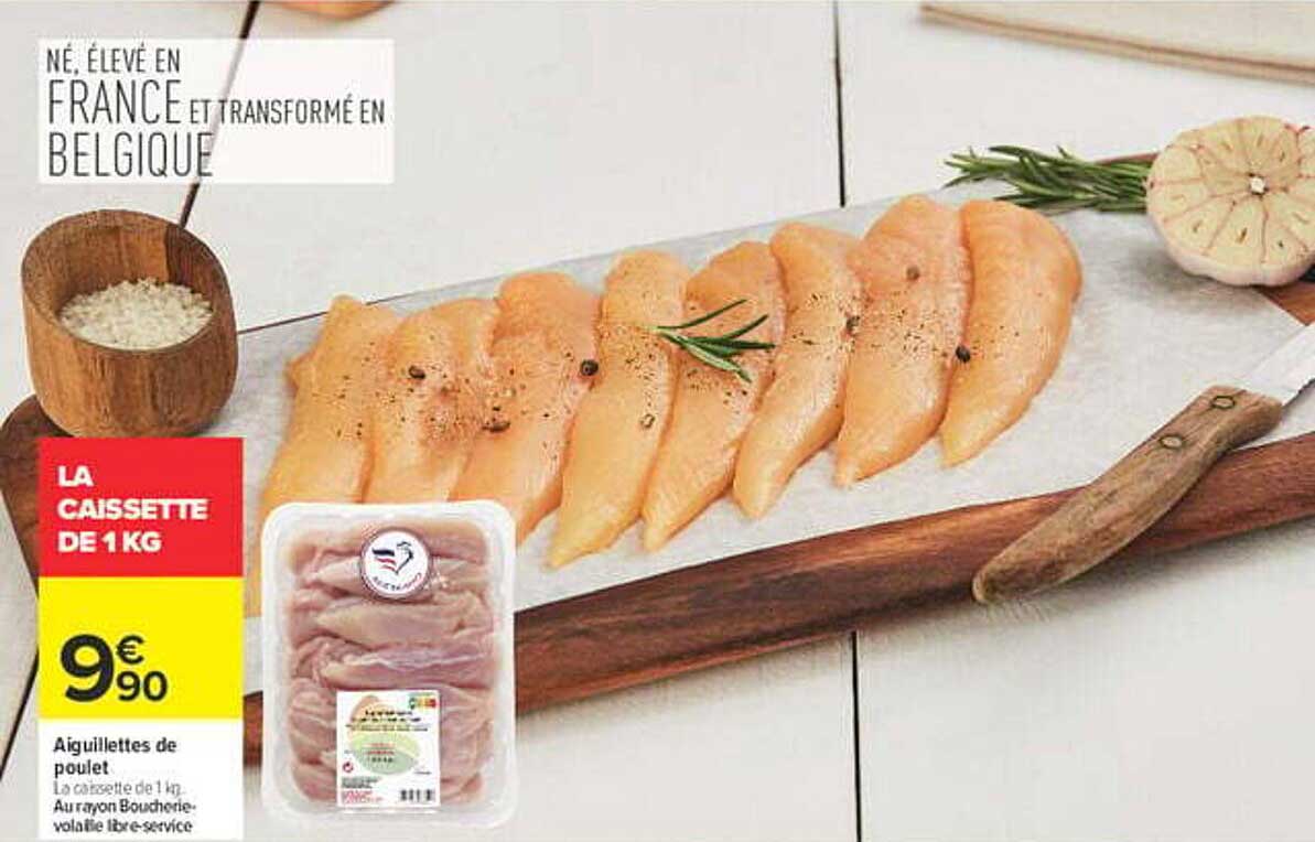 Aiguillettes de poulet