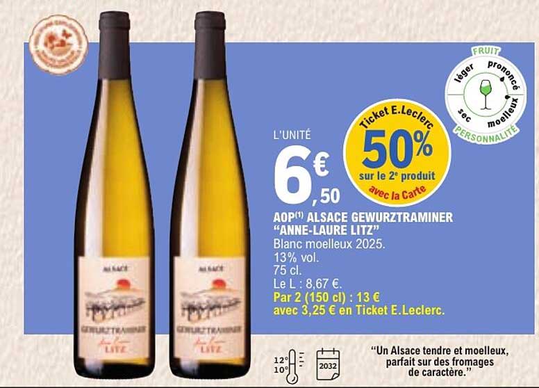 AOP ALSACE GEWURZTRAMINER “ANNE-LAURE LITZ”