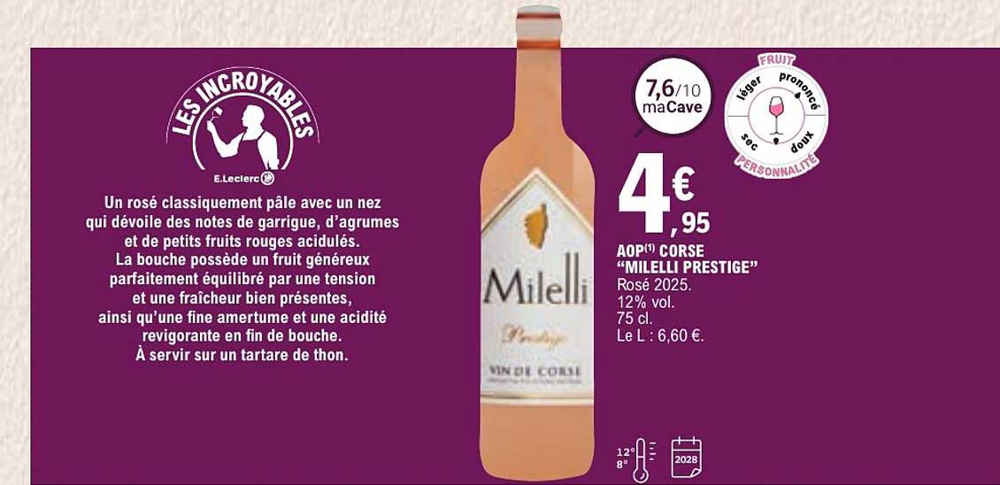 AOP CORSE “MILELLI PRESTIGE”