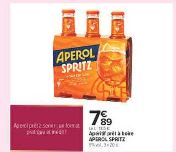 Apéritif prêt à boire APEROL SPRITZ