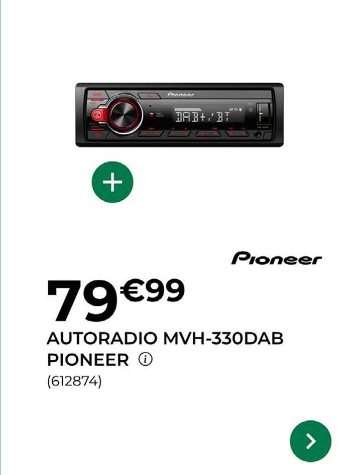 AUTORADIO MVH-330DAB PIONEER