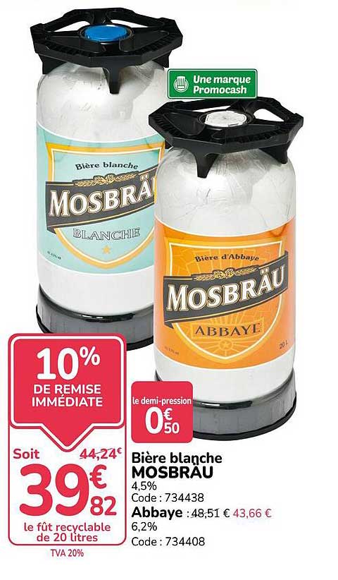 Bière blanche MOSBRAU