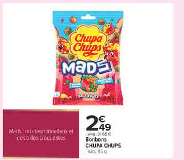 Bonbons CHUPA CHUPS Mads