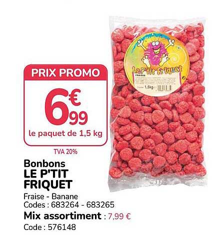 Bonbons LE PTIT FRIQUET